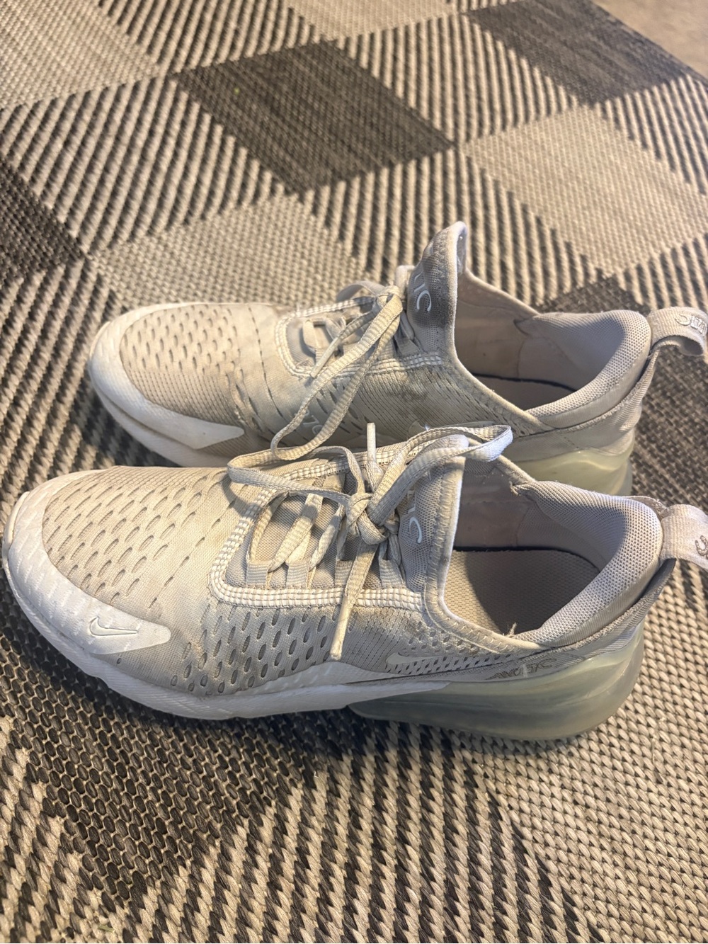 Nike Kids' Air Max 270 React Lightweight Sneakers - 6.5Y